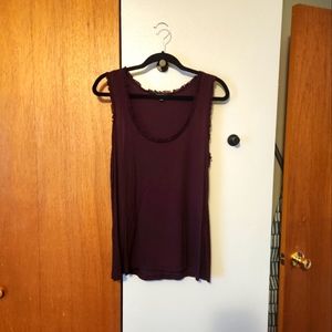 Burgandy Banana Republic Sleeveless top